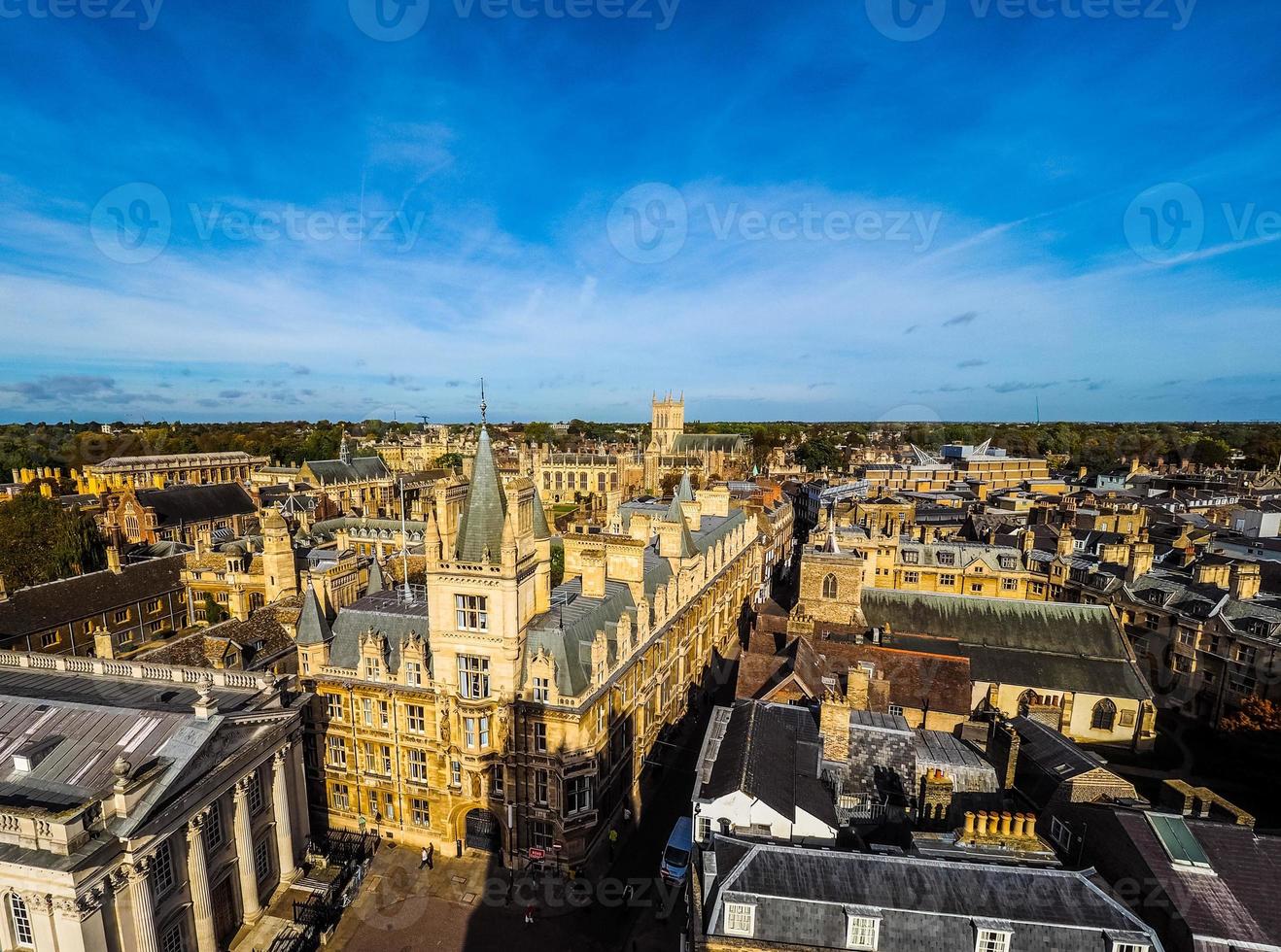 hdr vista aerea di Cambridge foto