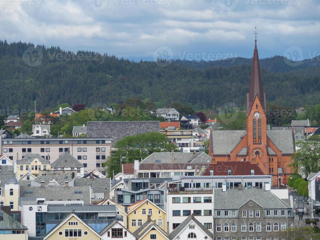 la città di Haugesund in Norvegia foto