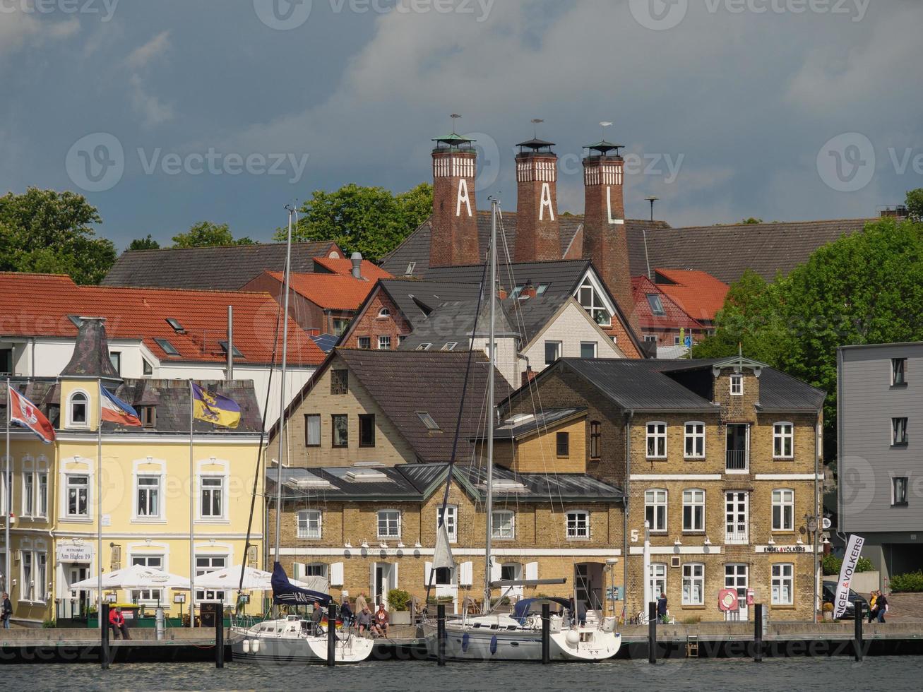 Kappeln città nello schleswig holstein foto