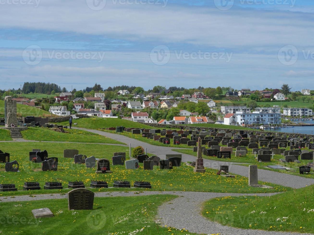 la città di Haugesund in Norvegia foto