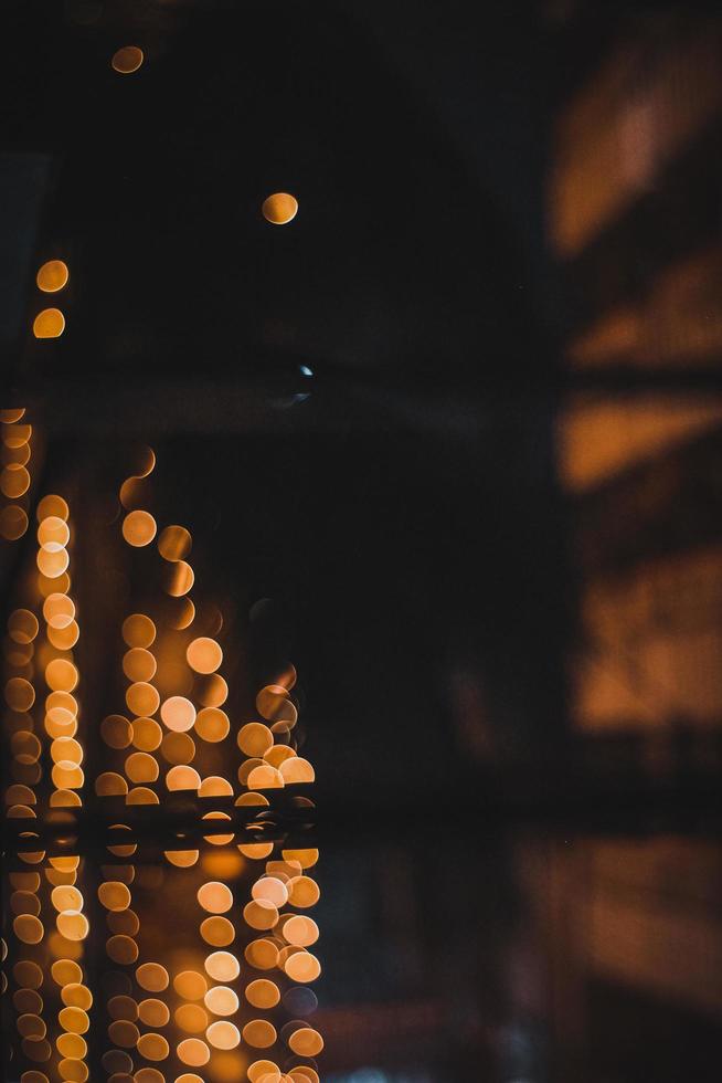 le bellissime luci luminose del bokeh. foto