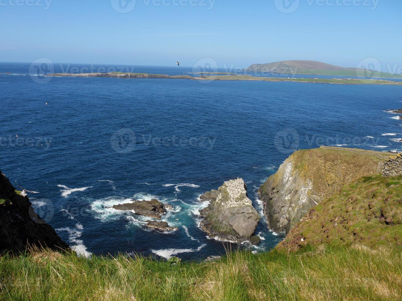 la città di lerwick e le isole Shetland foto