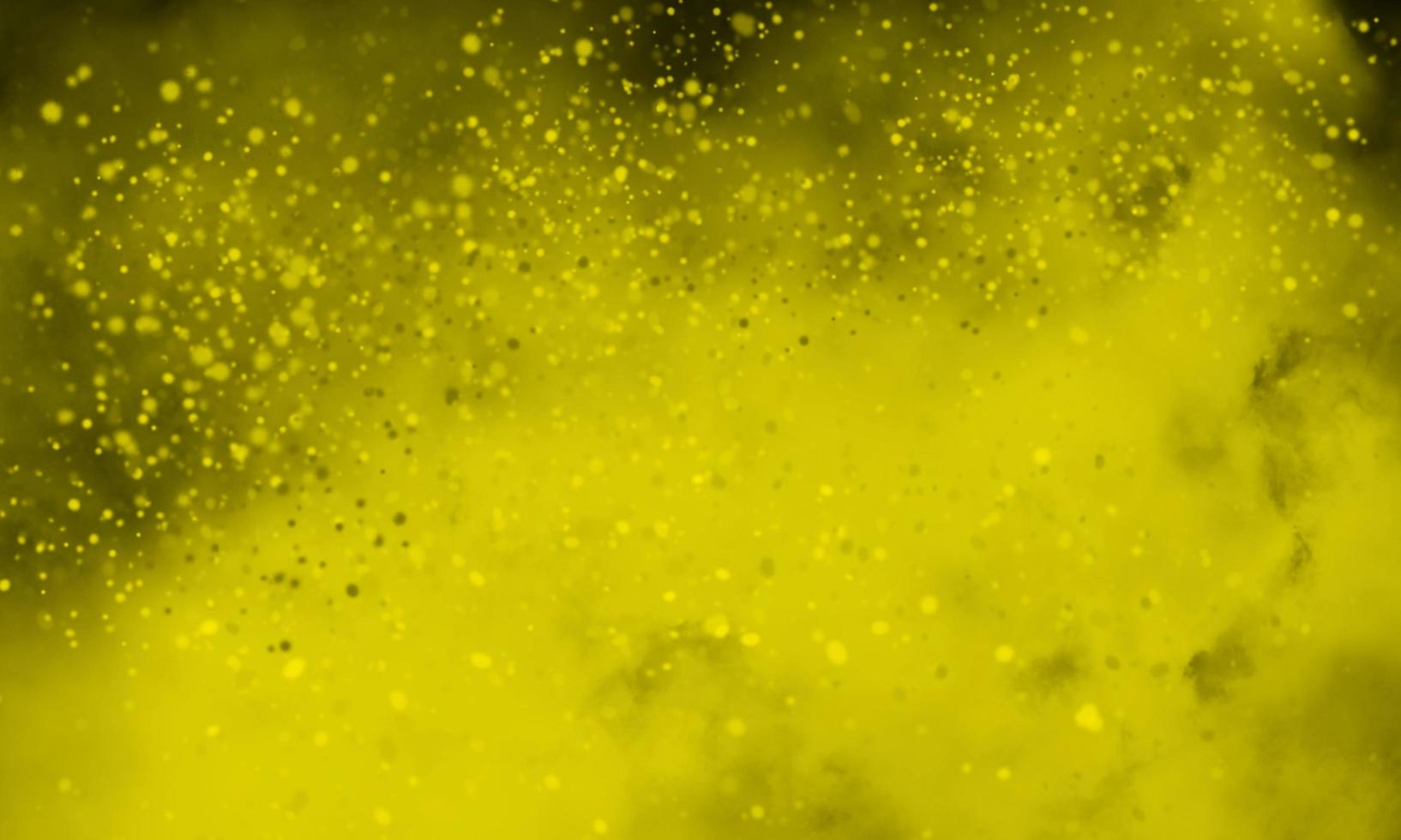 fumo di colore giallo su sfondo nero foto