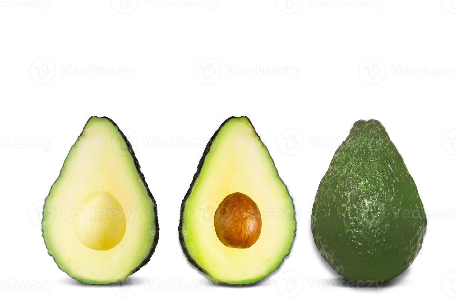 frutto di avocado isolato foto