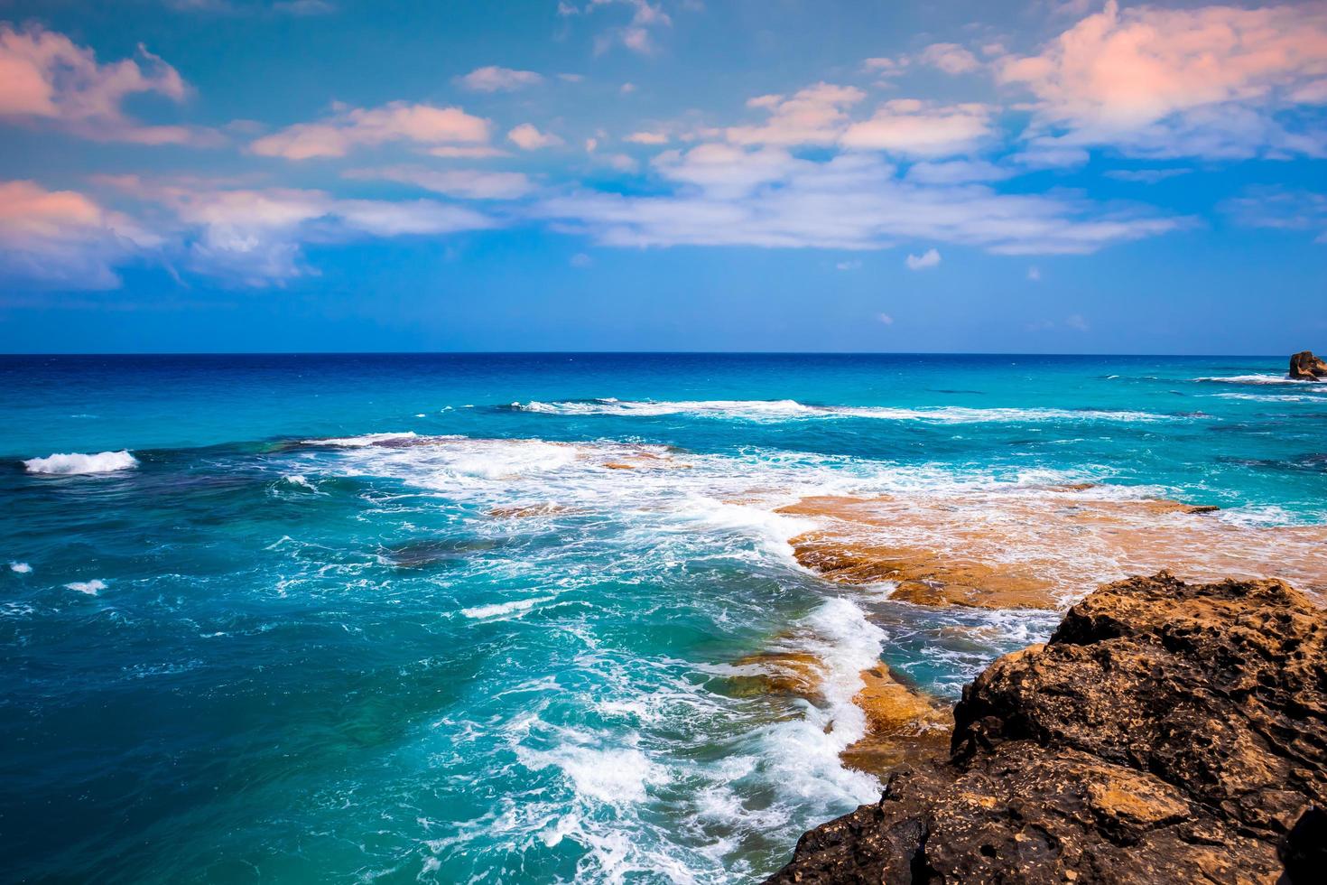 carta da parati vista mare foto