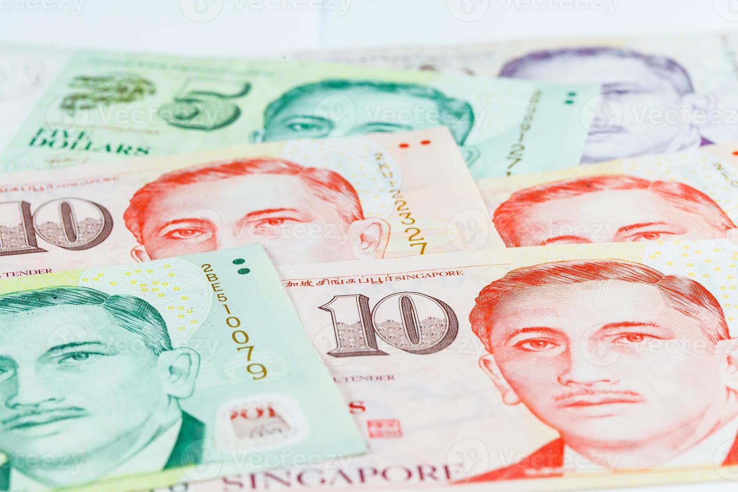 nota dei dollari di Singapore foto