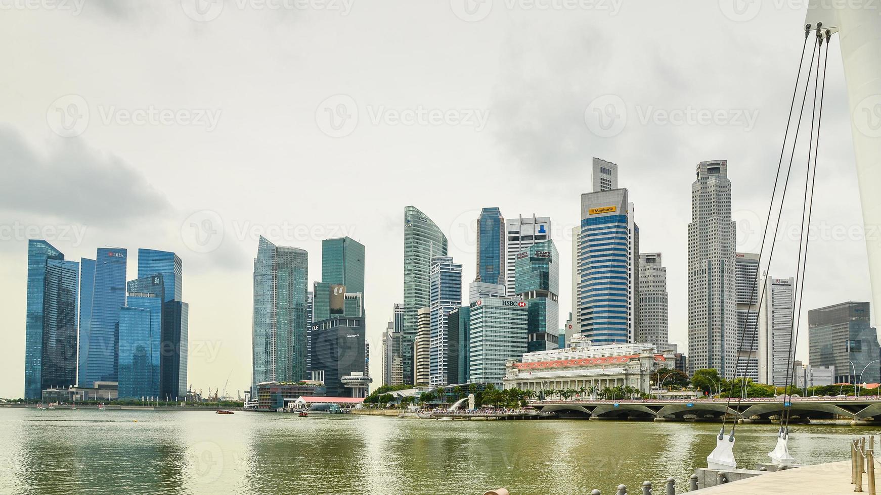 grattacieli di Singapore foto