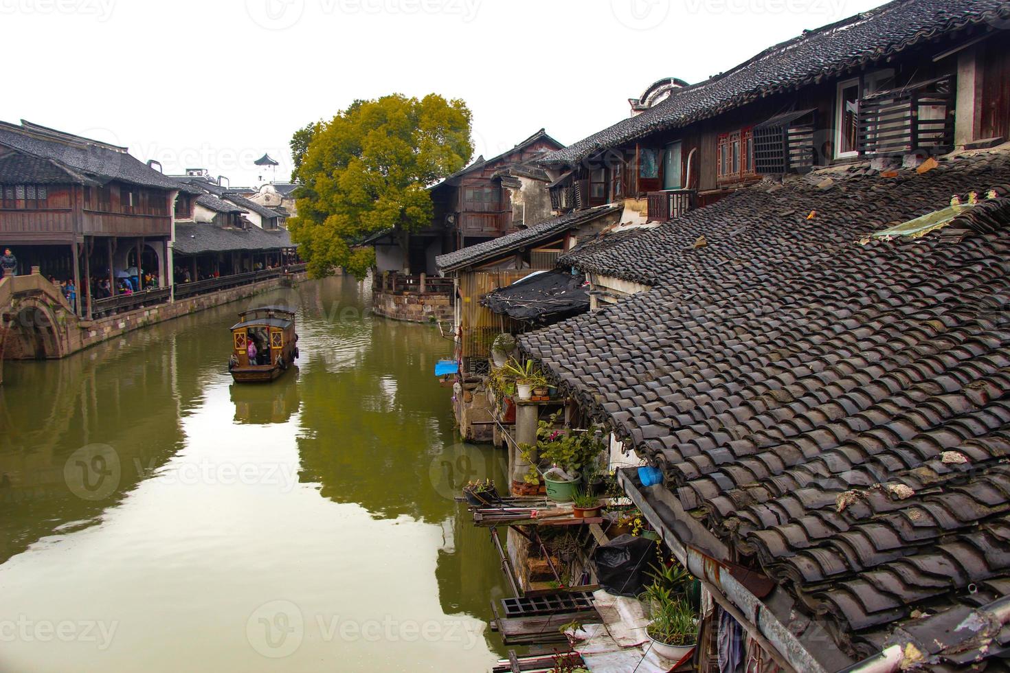 bellissima città cinese dell'acqua foto