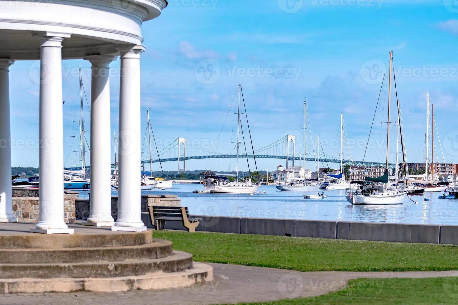 Newport Rhode Island viste panoramiche al porto foto