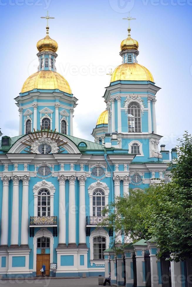 st. cattedrale navale di nicholas. Petersburg. Russia foto
