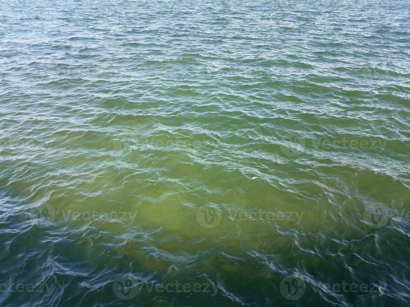 oceano blu e verde o acqua di lago o stagno foto