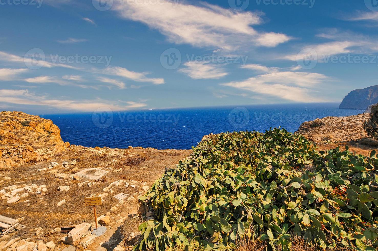 vista panoramica sul mare foto