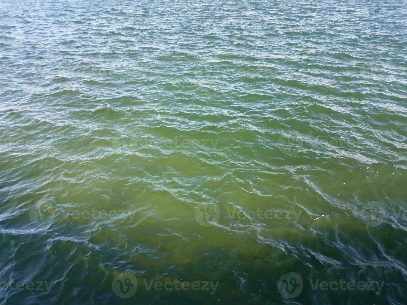 oceano blu e verde o acqua di lago o stagno foto