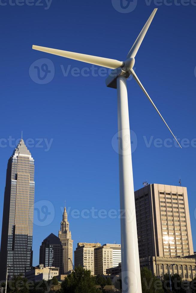 turbina eolica a Cleveland foto
