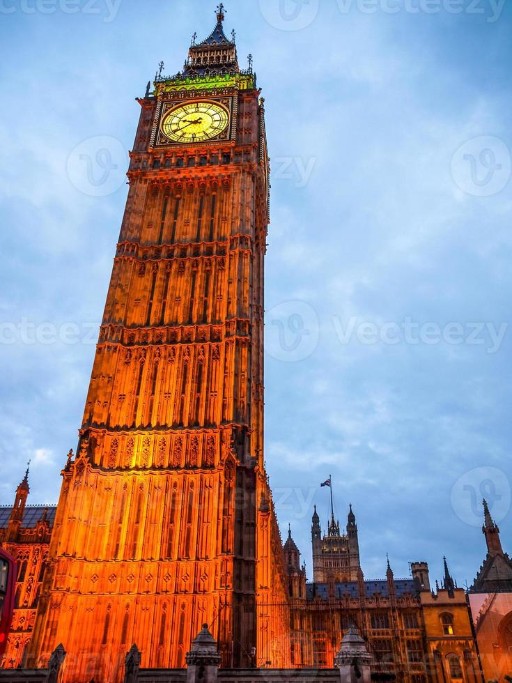 hdr big ben a londra foto