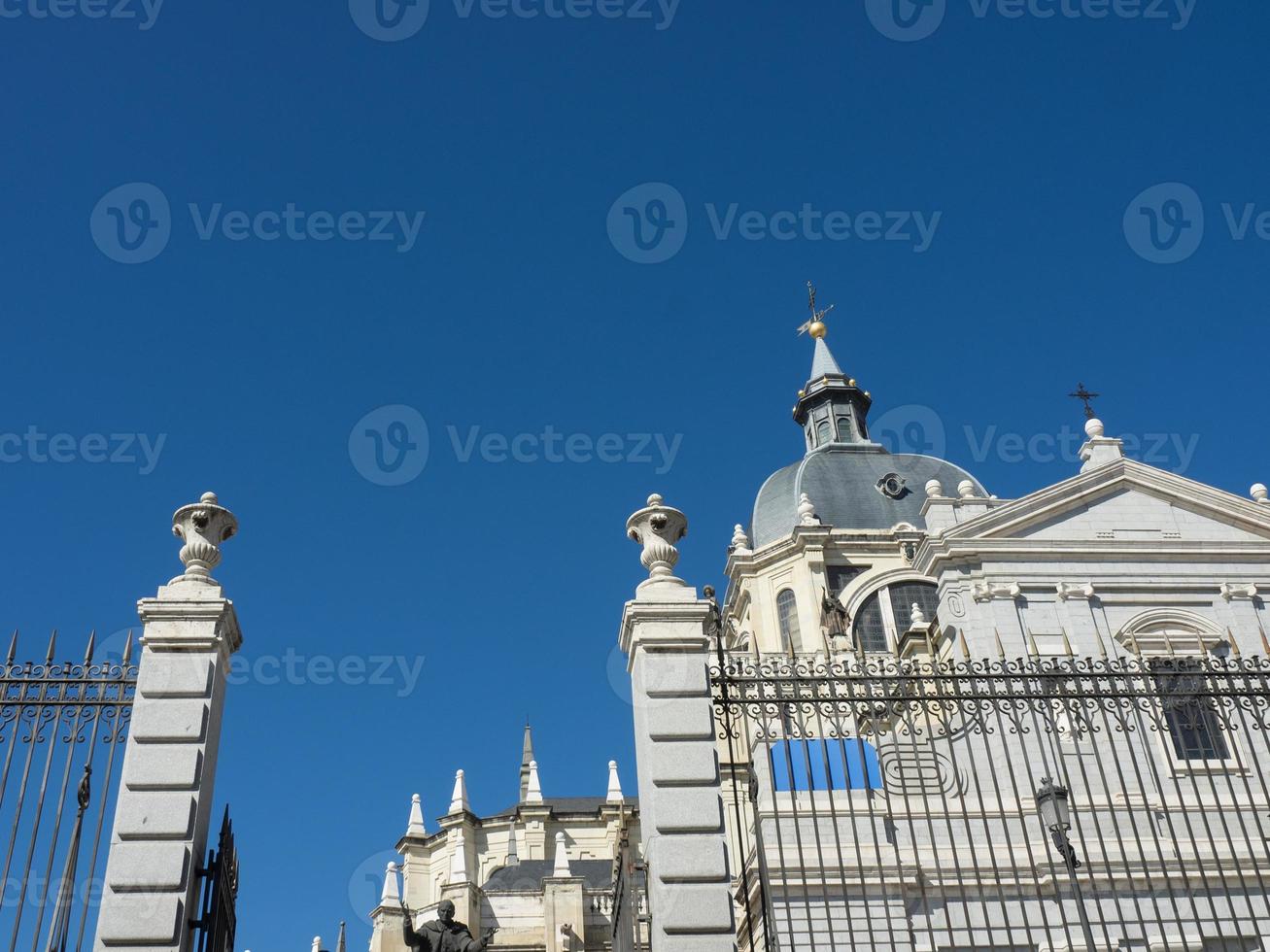 città di madrid in spagna foto