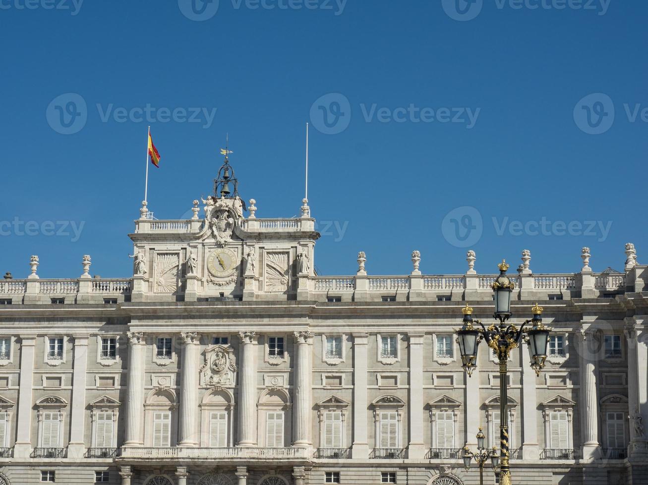 città di madrid in spagna foto