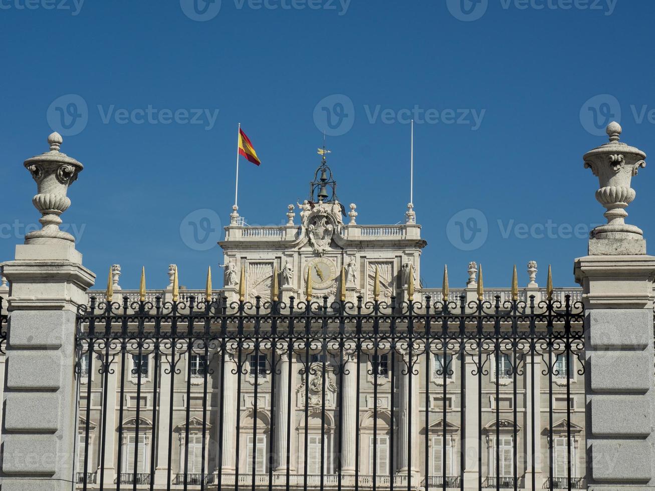 città di madrid in spagna foto