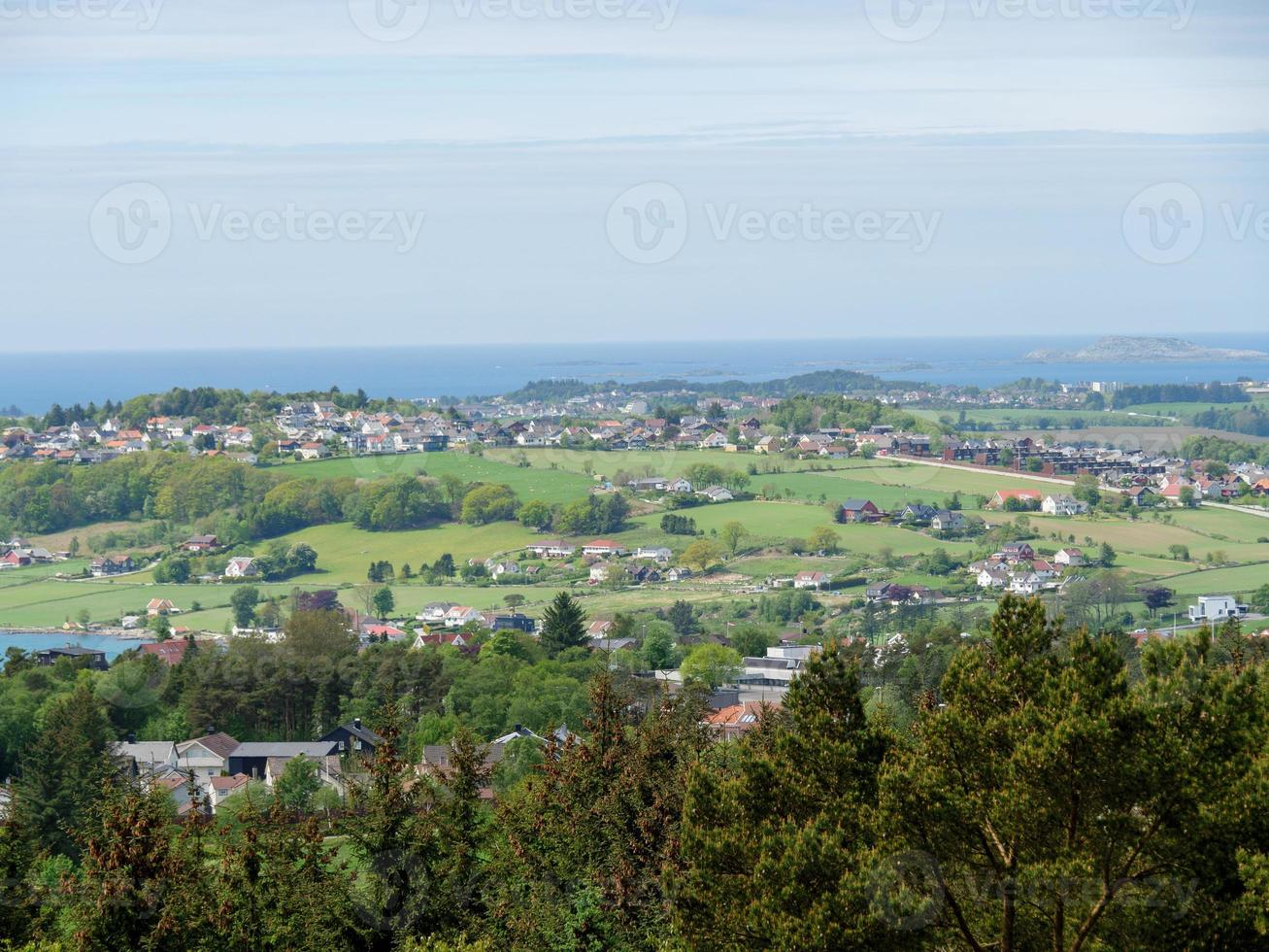 Stavanger città in Norvegia foto