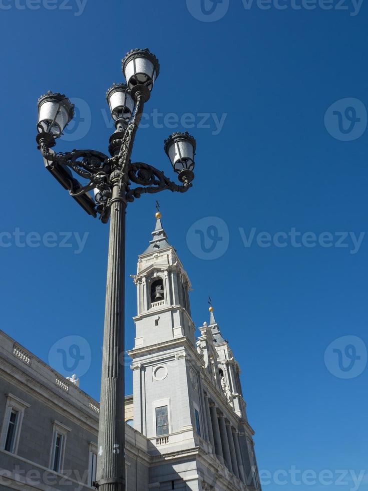 la città di madrid in spagna foto