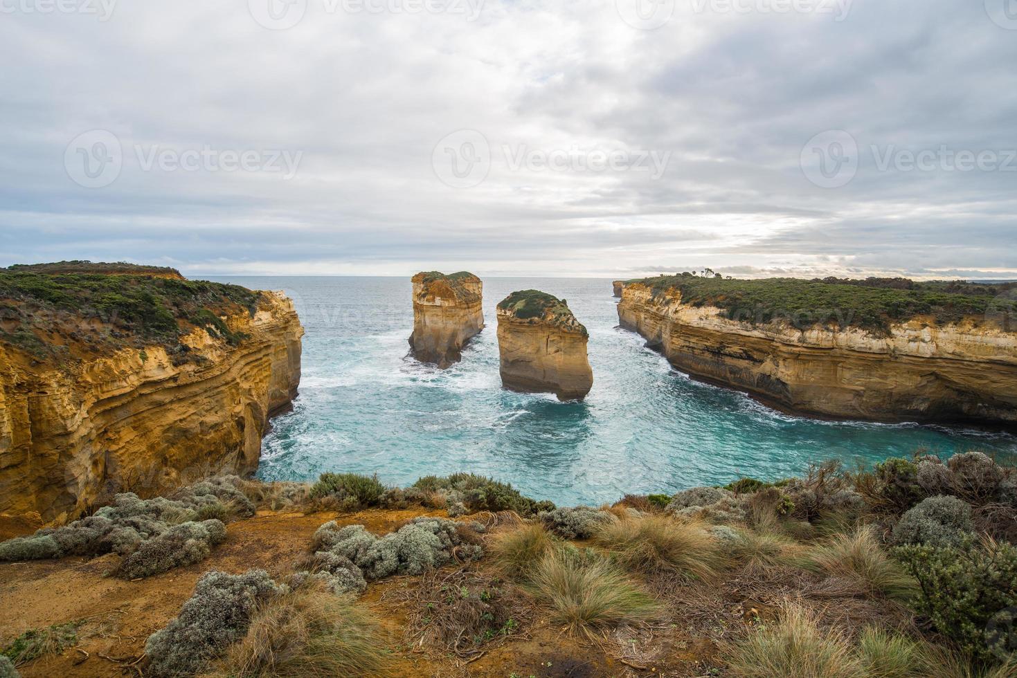 lochard gorge uno dei paesaggi spettacolari sulla Great Ocean Road, in Australia. foto