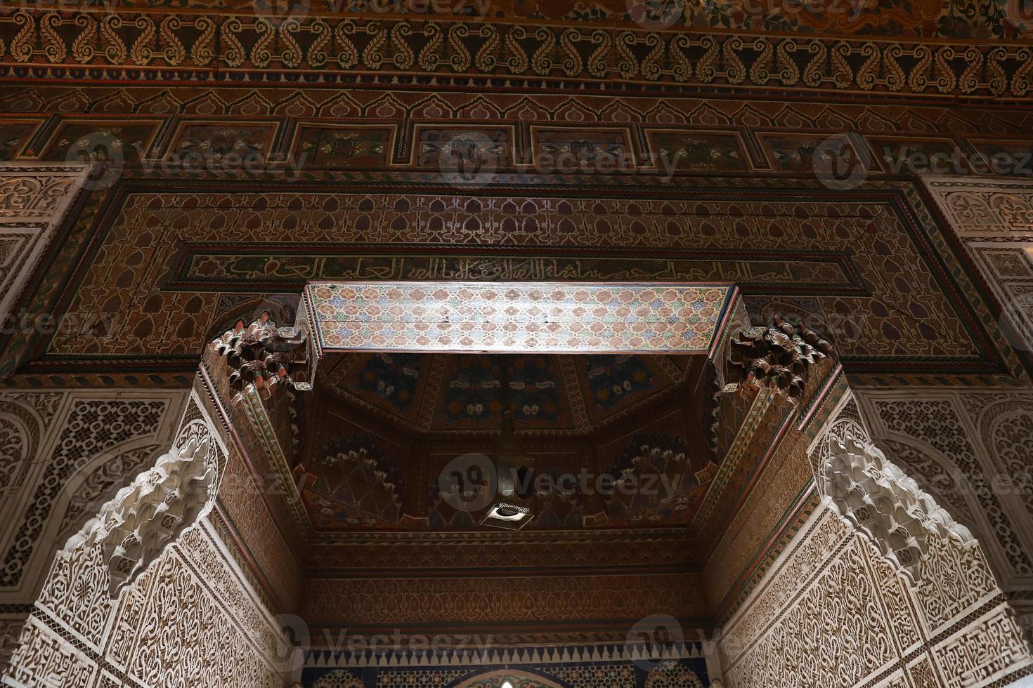 palazzo bahia a marrakech, marocco foto