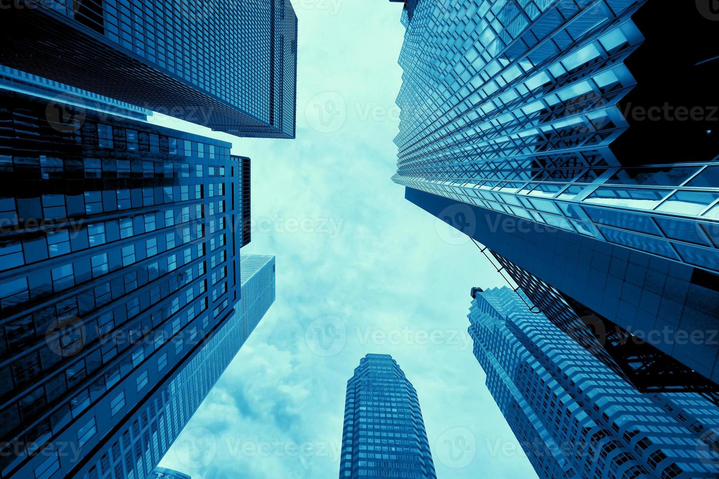 distretto finanziario di Toronto dal basso foto