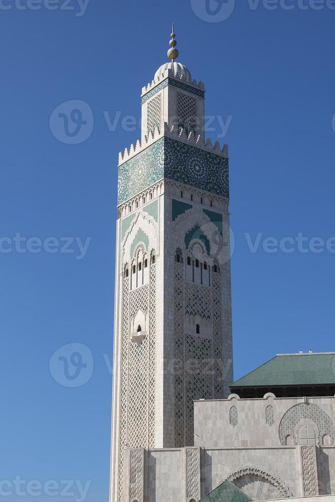moschea hassan ii a casablanca, marocco foto