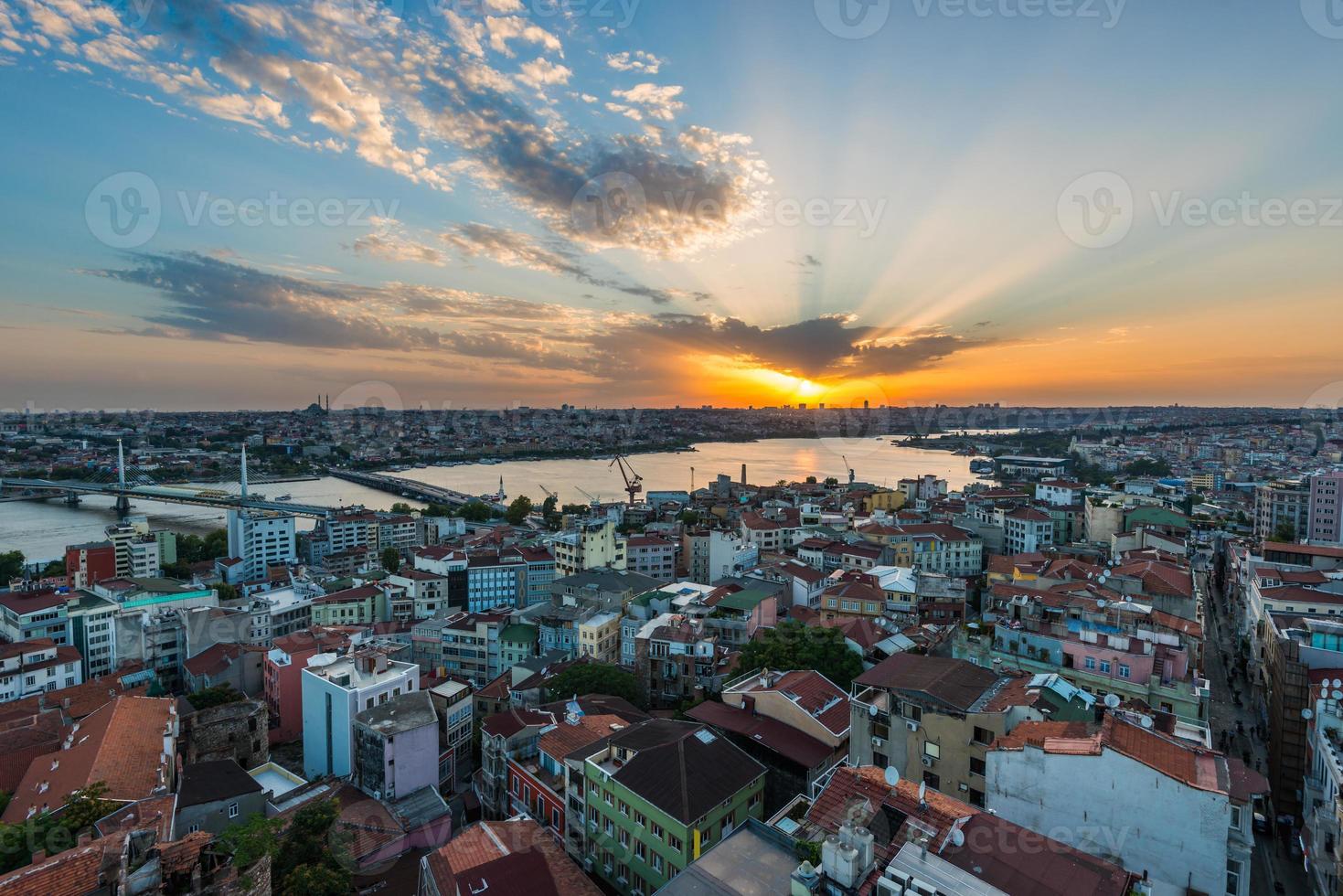 tramonto di Istanbul foto