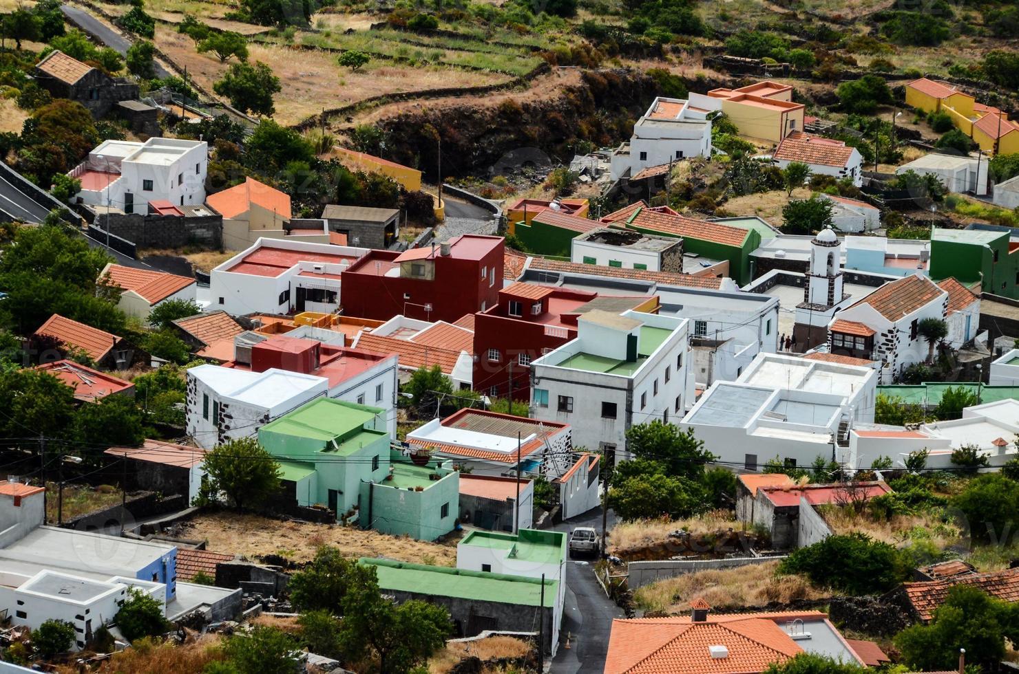 tipica casa coloniale delle Canarie foto