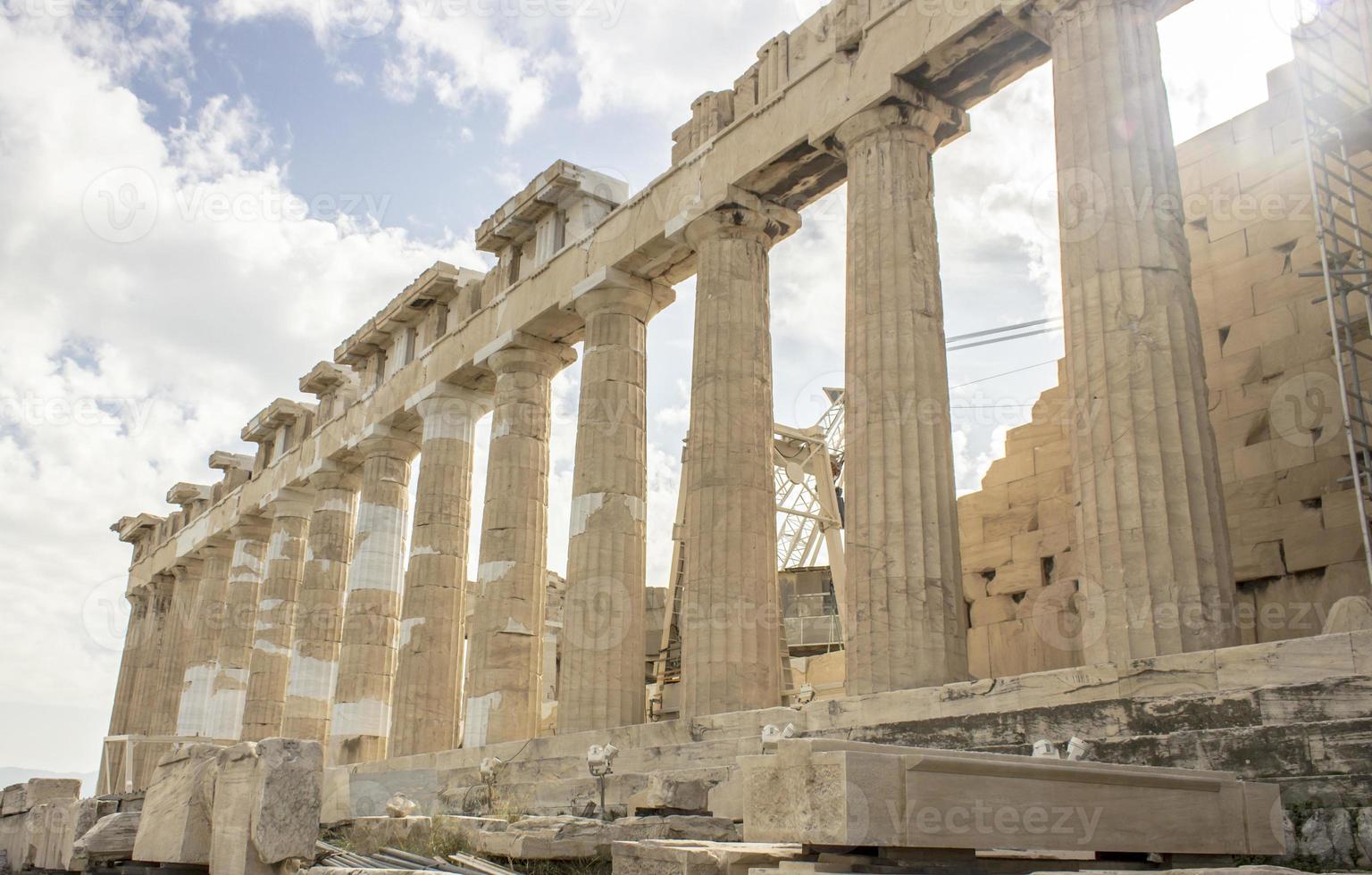 colonne di acropoli foto