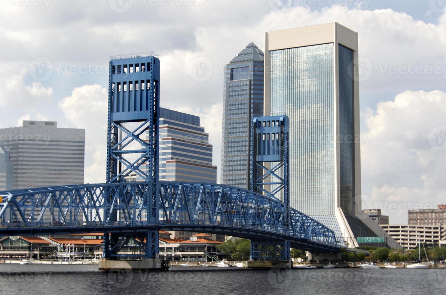 un'altra vista di Jacksonville sul fiume foto