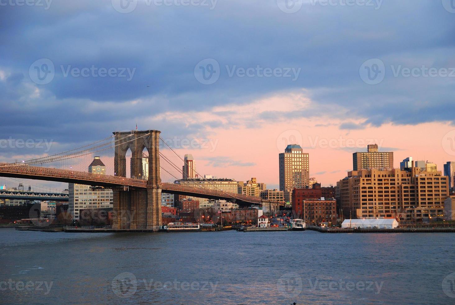 Ponte di Brooklyn a New York City foto