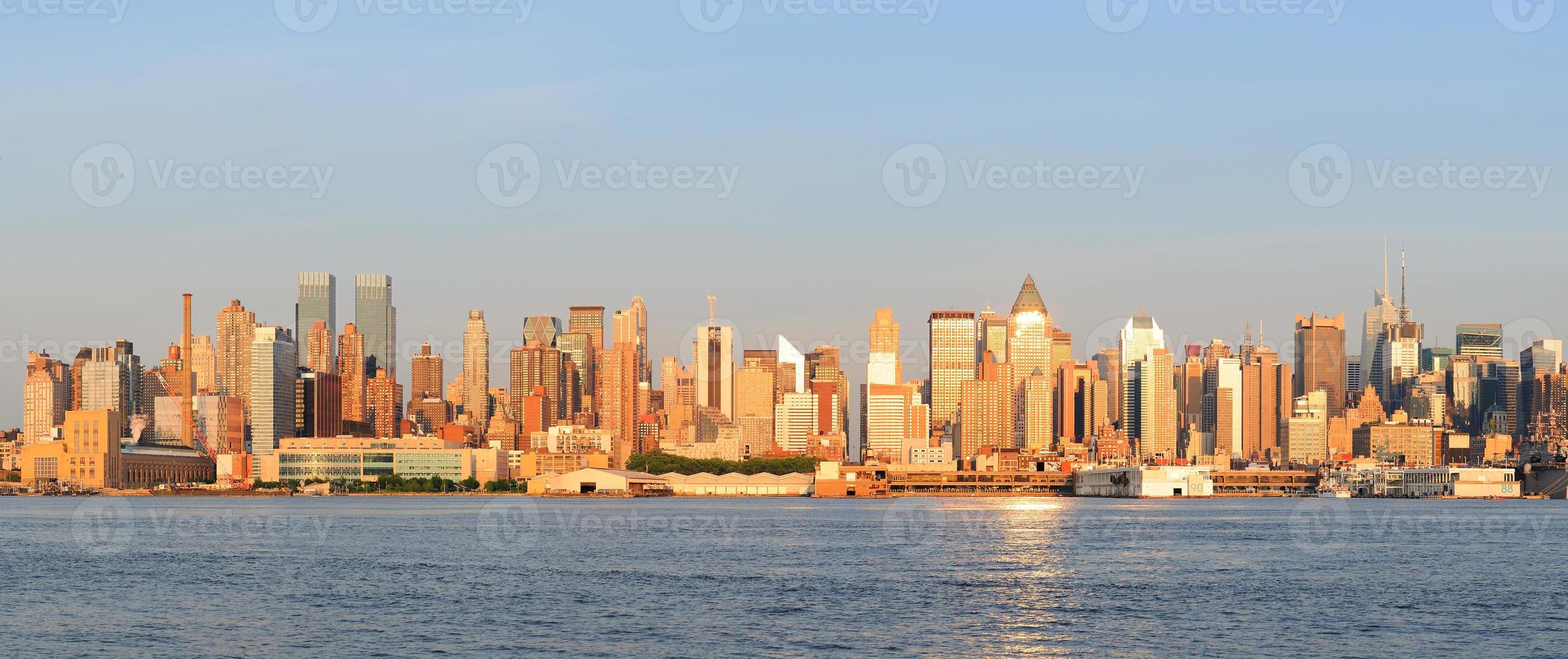 panorama di New York City Manhattan foto