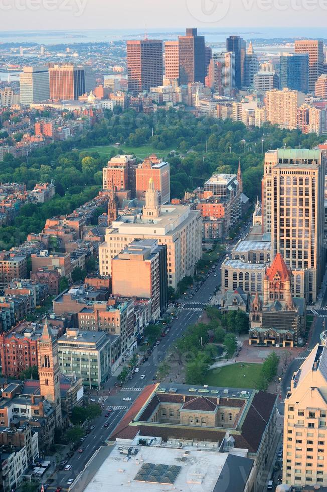 vista dell'architettura di Boston foto