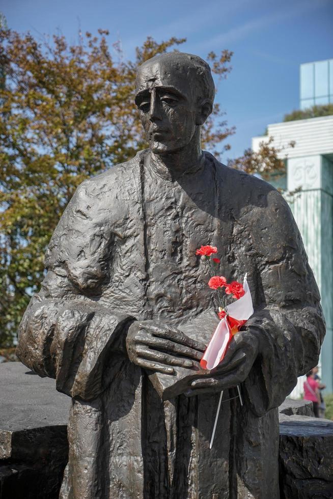 Varsavia, Polonia, 2014. Memoriale degli insorti per i combattenti polacchi della rivolta di Varsavia in Polonia foto