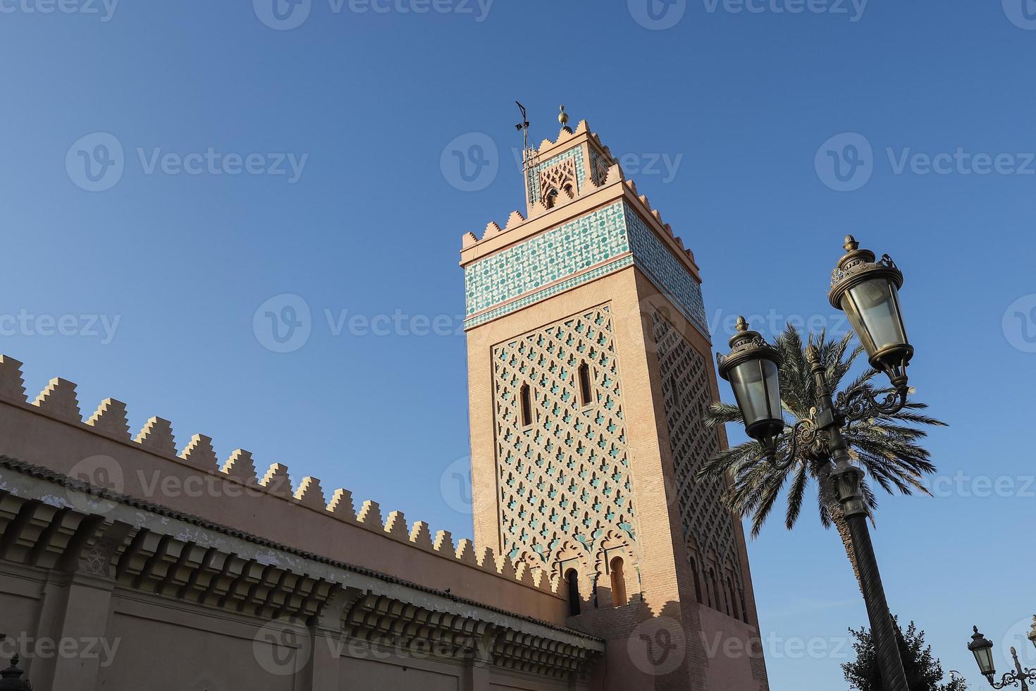 moulay el yazid moschea a marrakech, marocco foto