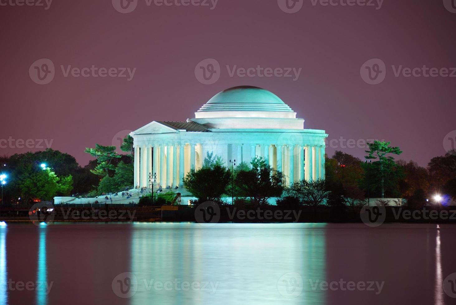 Thomas Jefferson Memorial primo piano, Washington DC foto