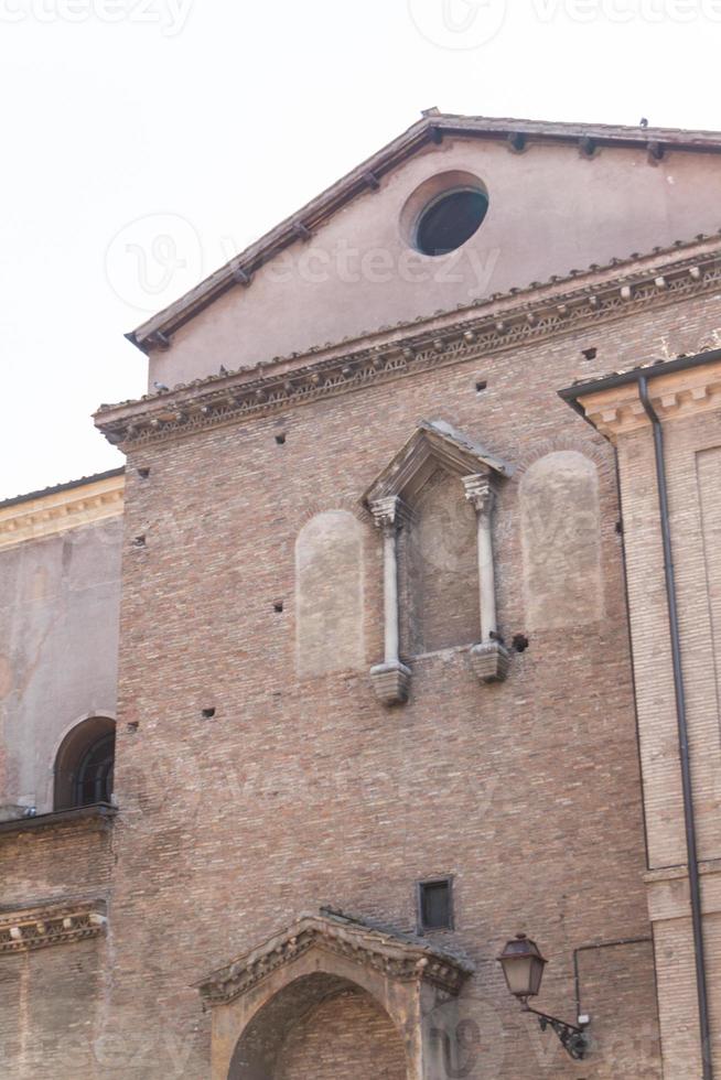 Roma, Italia. particolari architettonici tipici della città vecchia foto