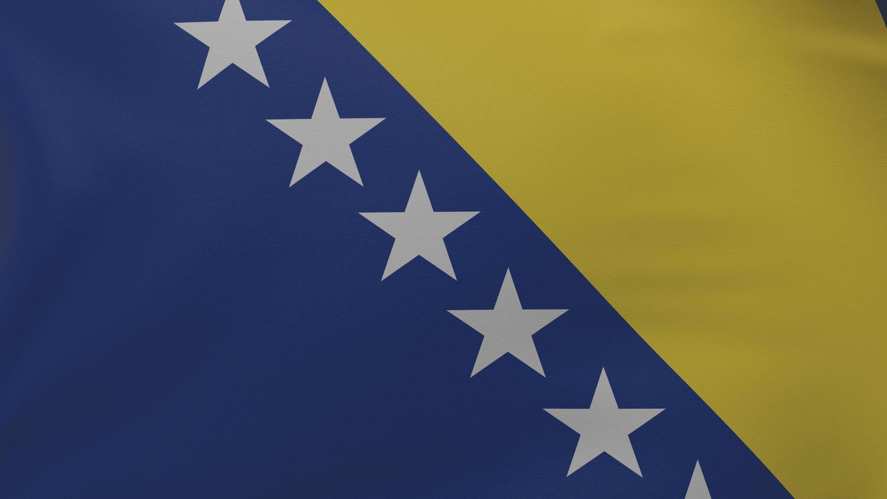 struttura della bandiera della bosnia ed erzegovina foto