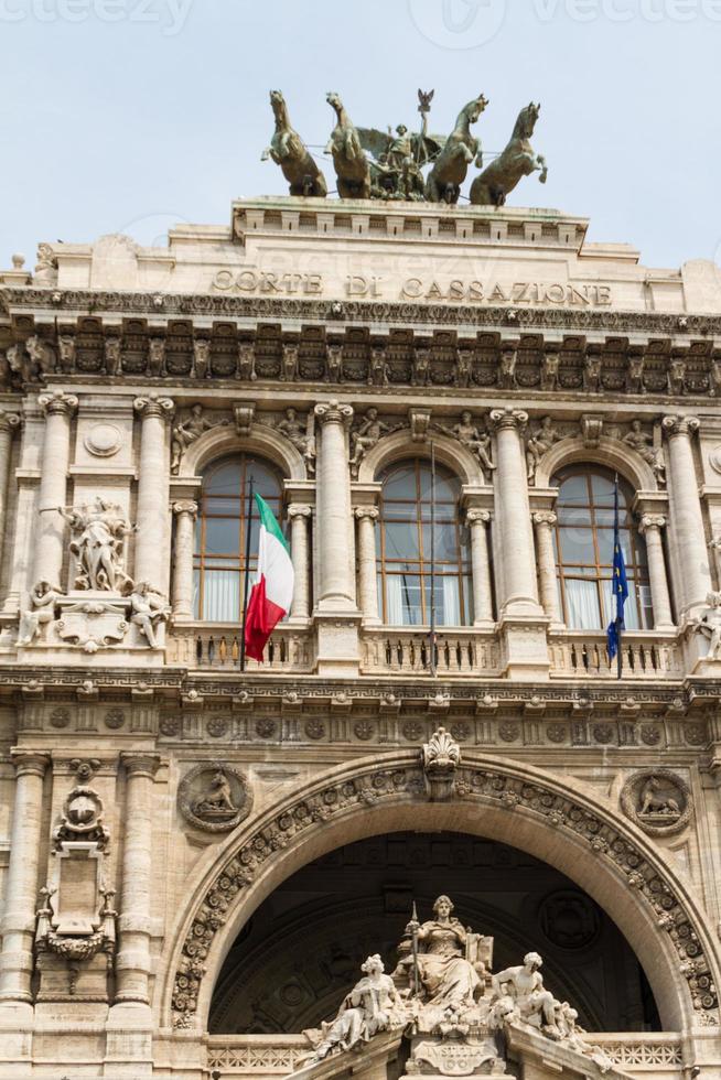 Roma, Italia. particolari architettonici tipici della città vecchia foto