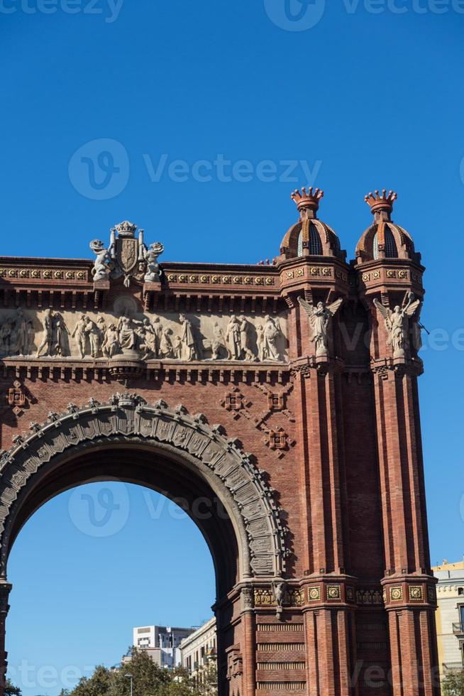 arco di trionfo di barcellona foto