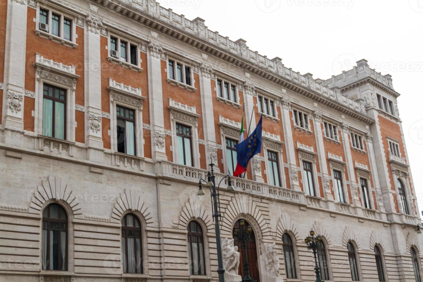 Roma, Italia. particolari architettonici tipici della città vecchia foto