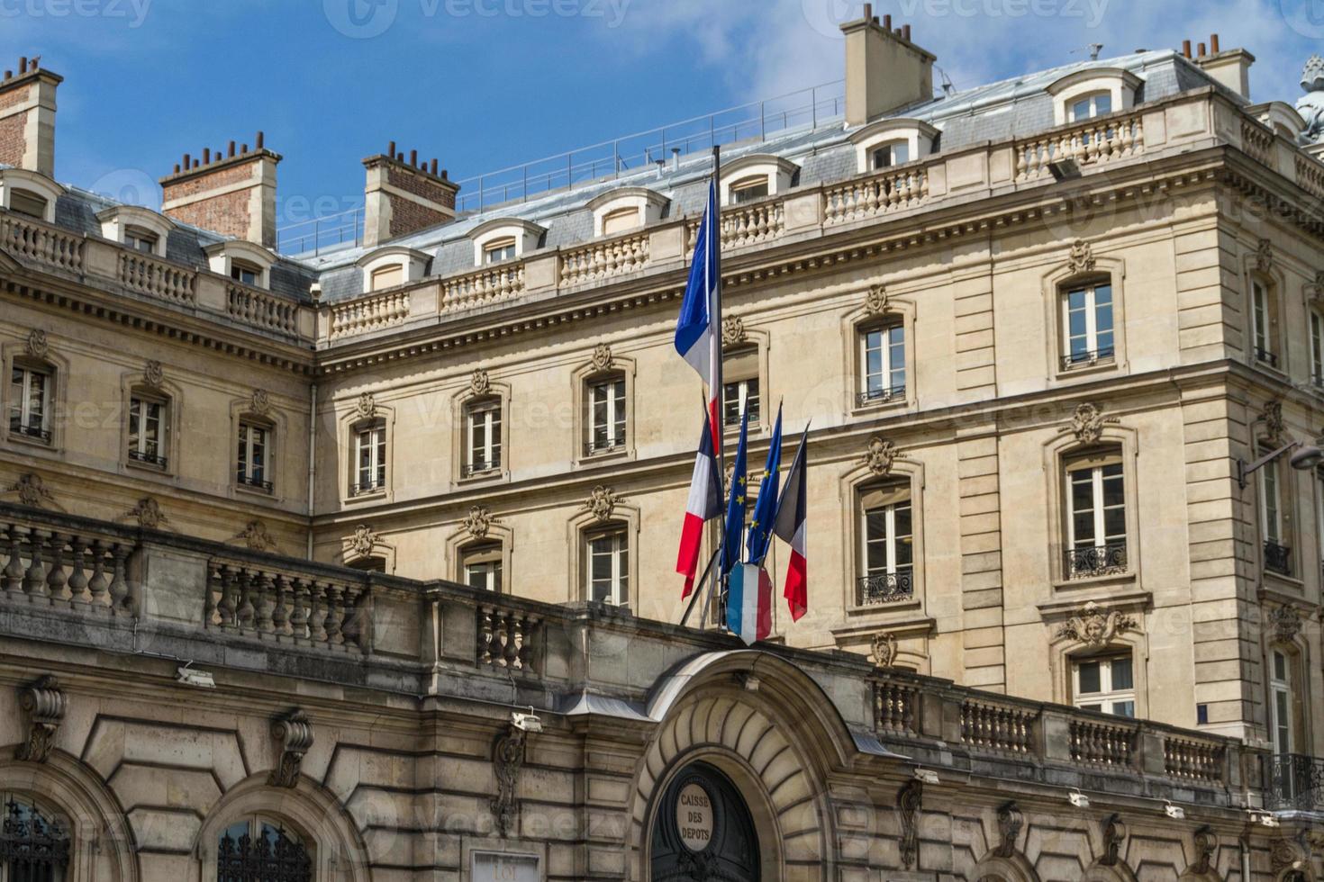 belle strade parigine vista parigi, francia europa foto