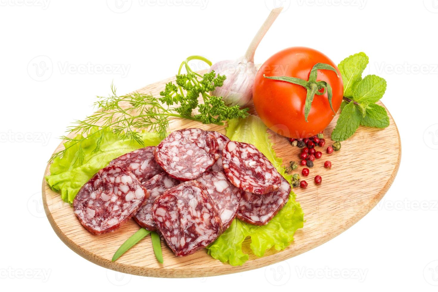 salame fresco maturo foto