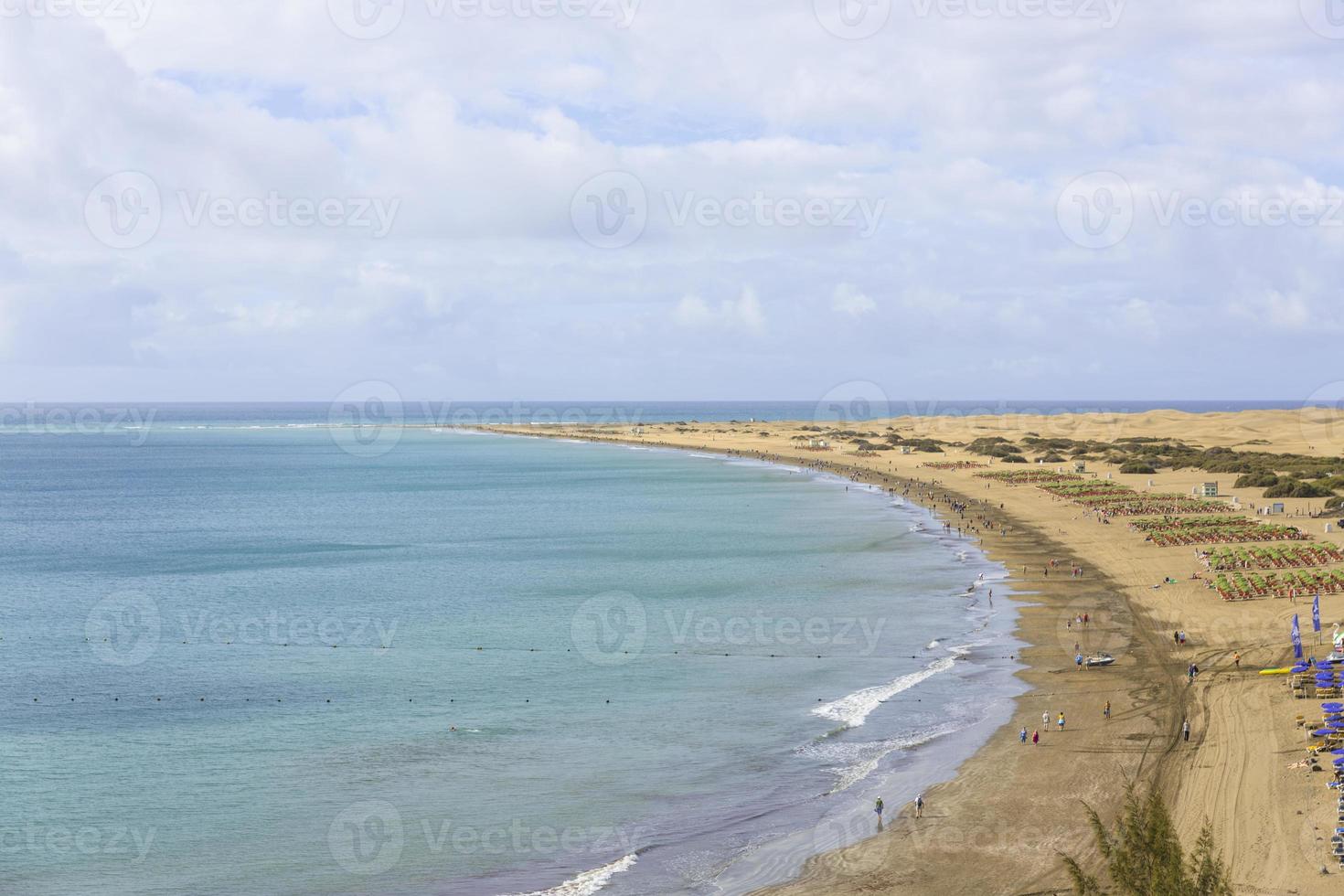 costa dell'oceano a maspalomas foto