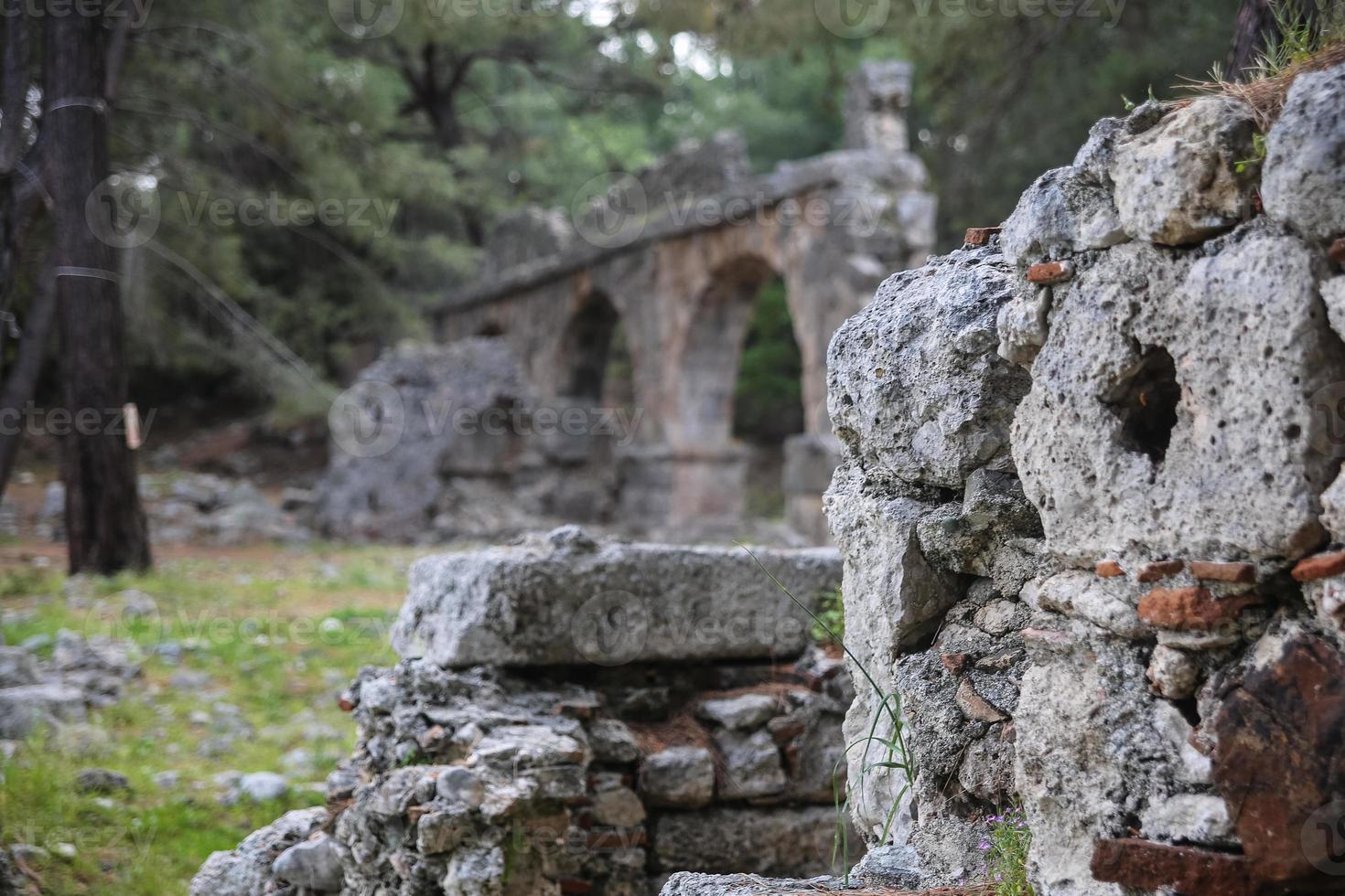 rovine phaselis in turchia foto