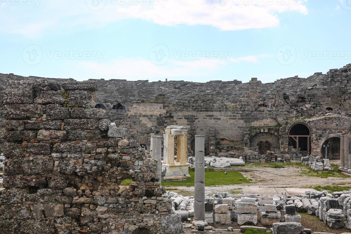 rovine laterali in Turchia foto