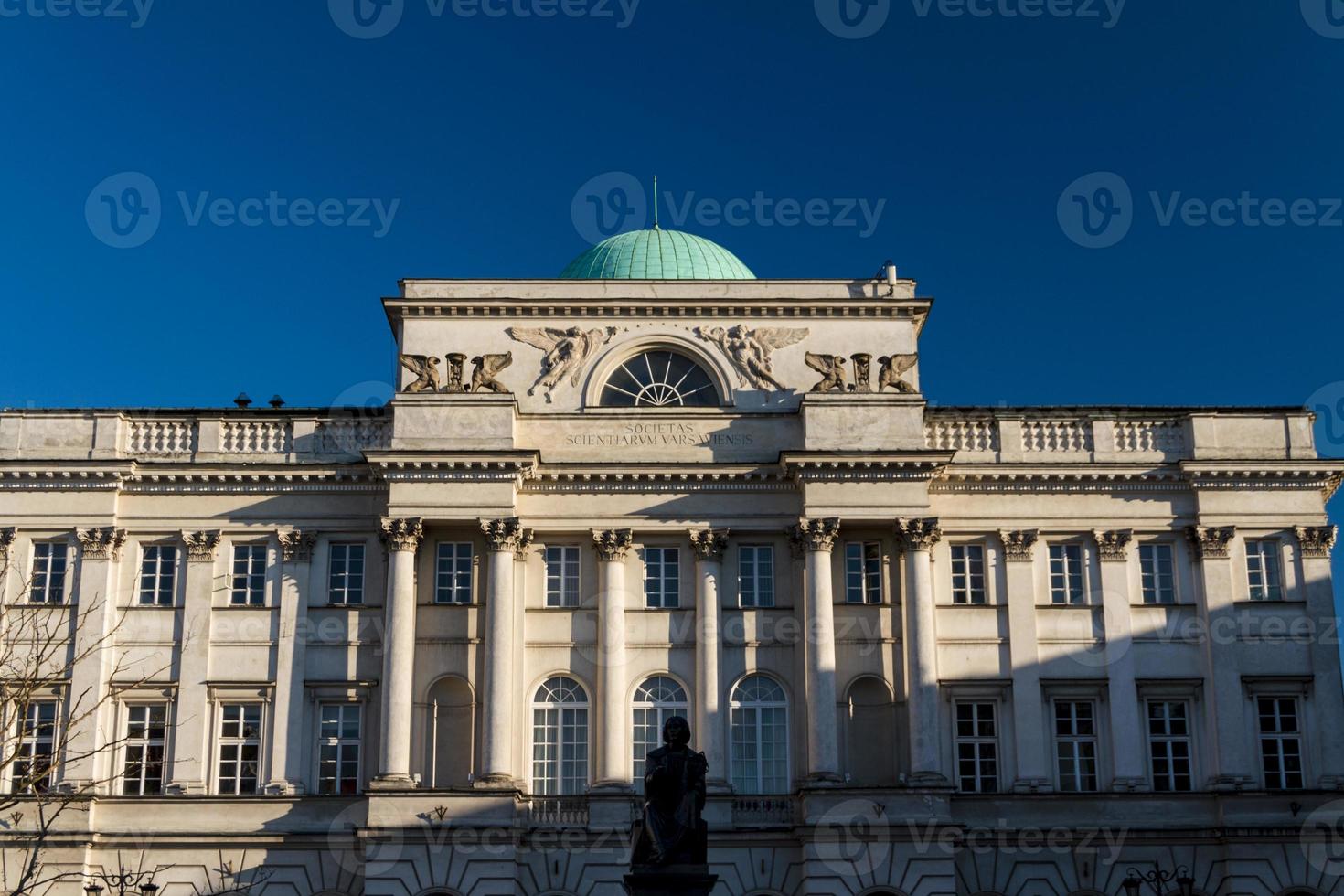 palazzo staszic, varsavia, polonia foto