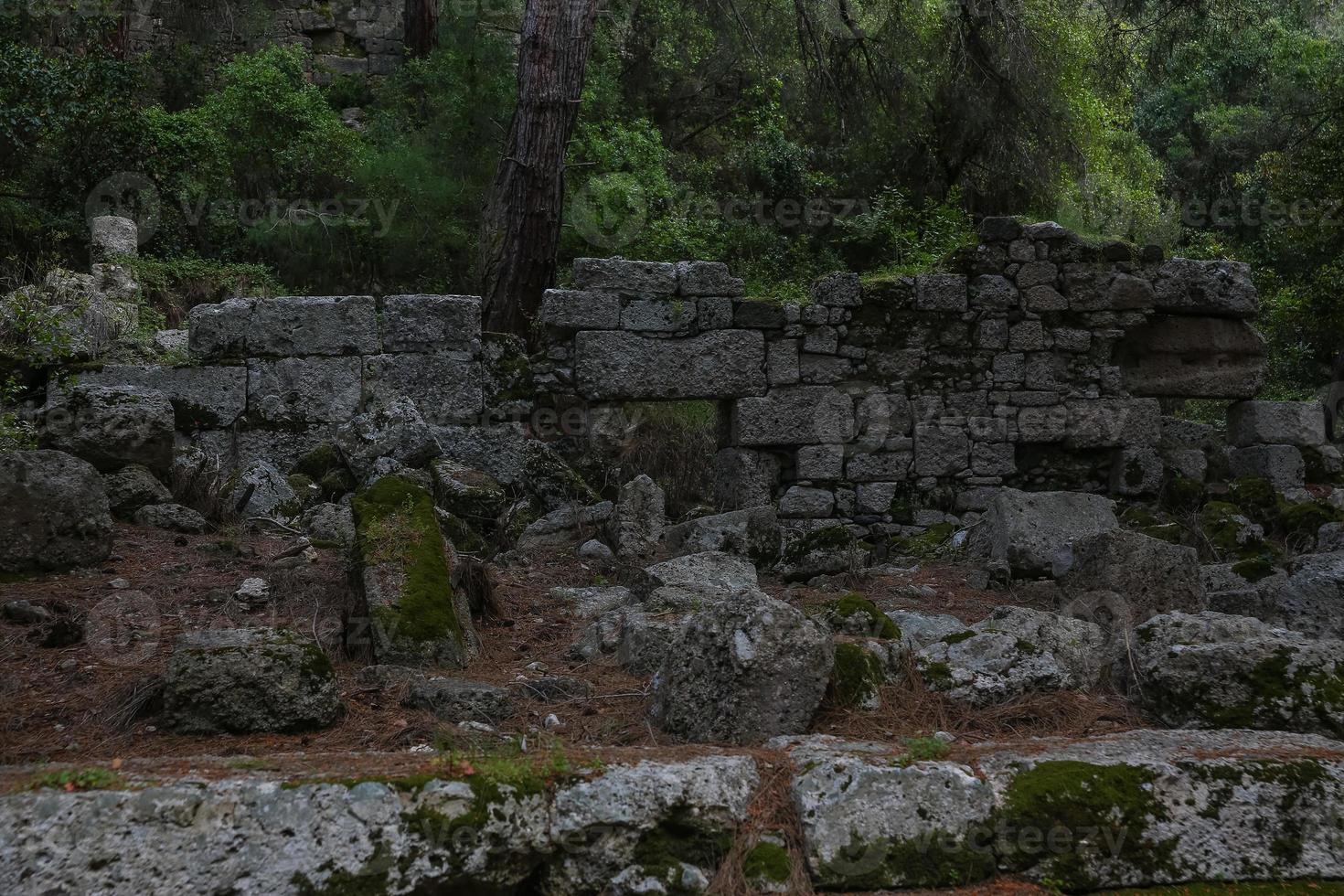 rovine phaselis in turchia foto